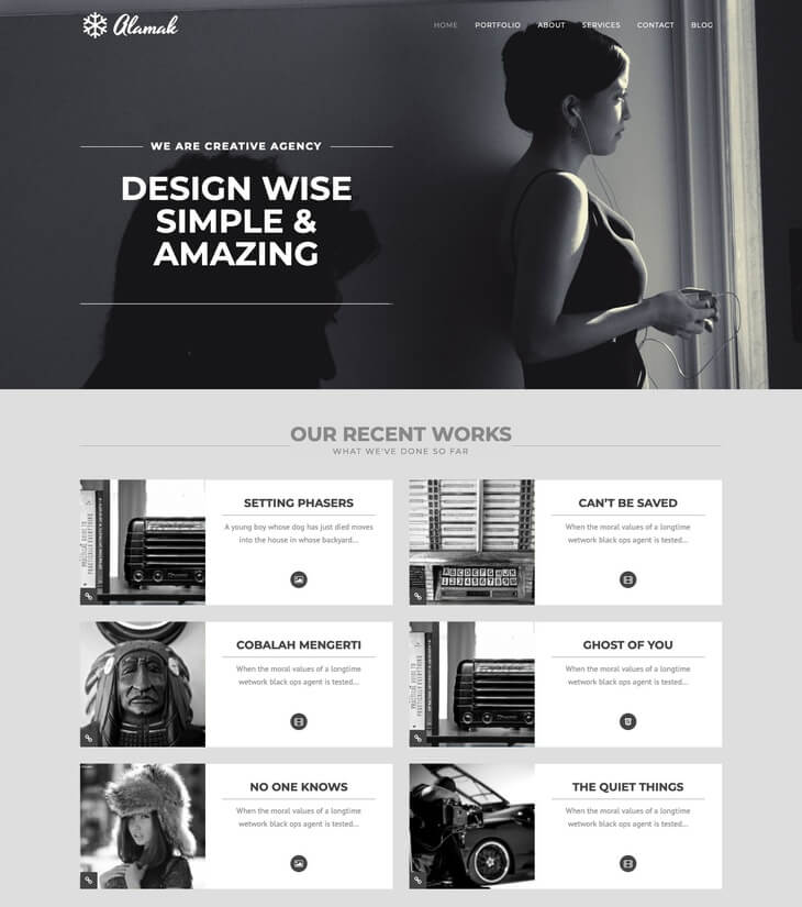 Alamak WordPress Theme