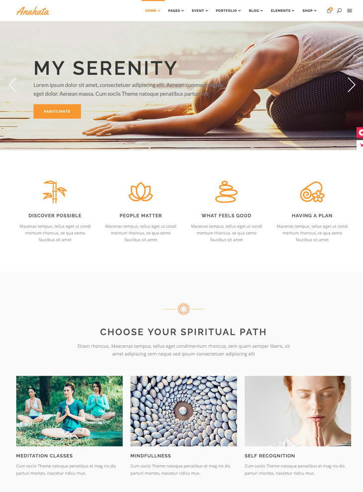 Anahata WordPress Theme