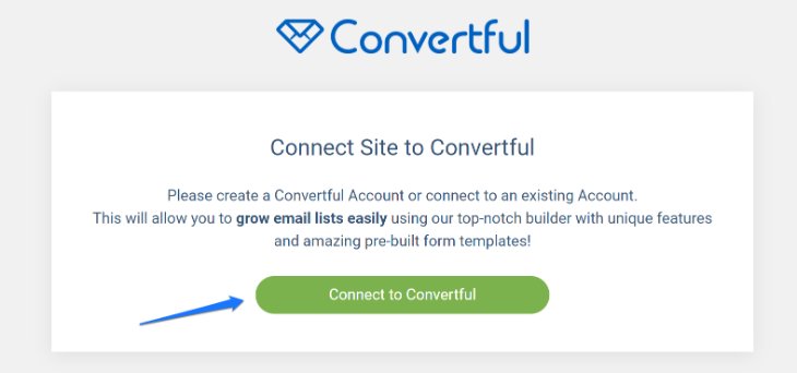 Approval Message for Connecting Website to Convertful