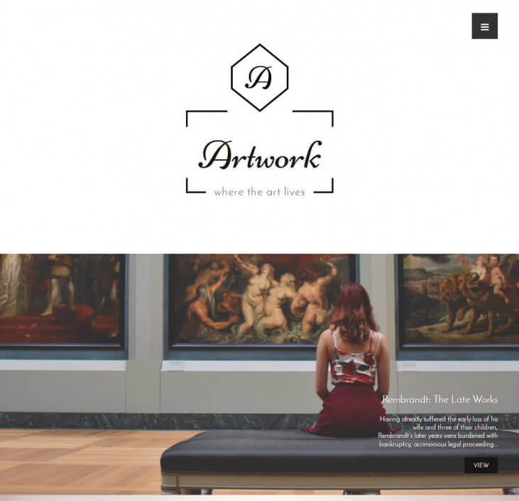 artwork lite WordPress theme