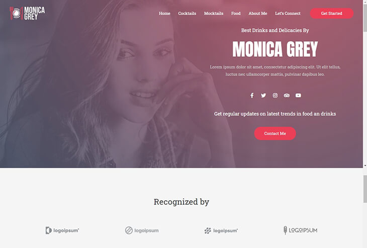 Blogger WordPress Theme