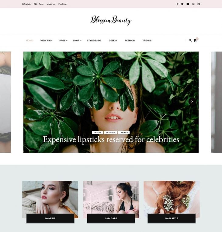 Blossom Beauty Free WordPress Theme