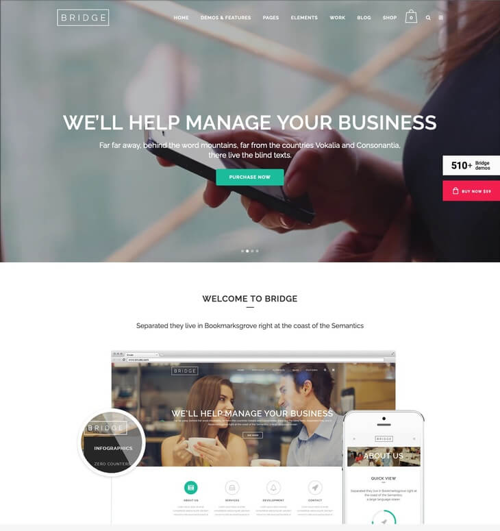 Bridge WordPress Theme