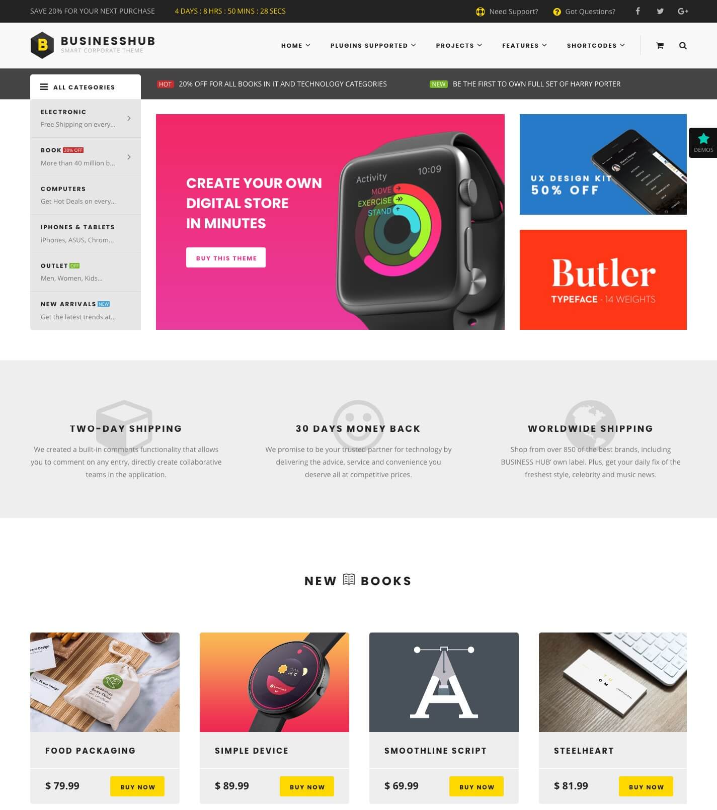 Business Hub WordPress Theme