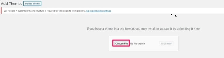 choose theme file