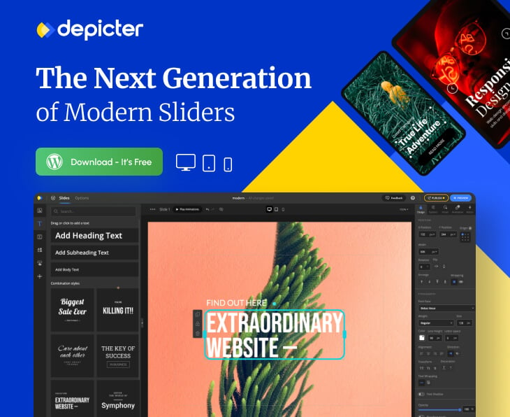 depicter slider plugin