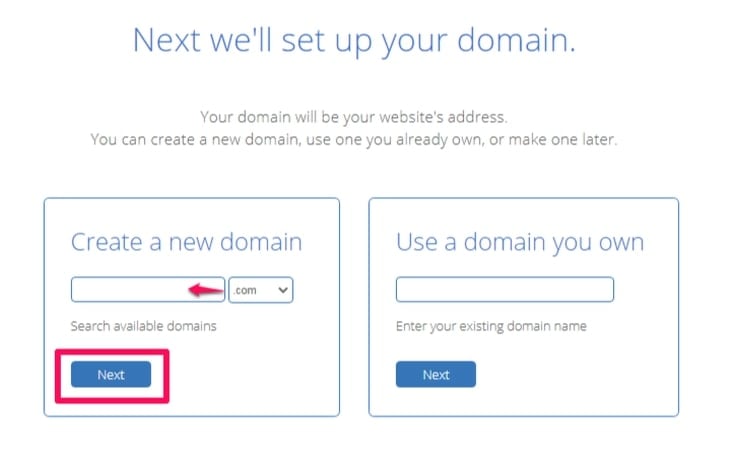 domain setup