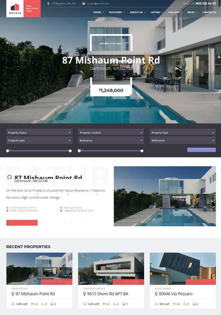 Estate WordPress Theme