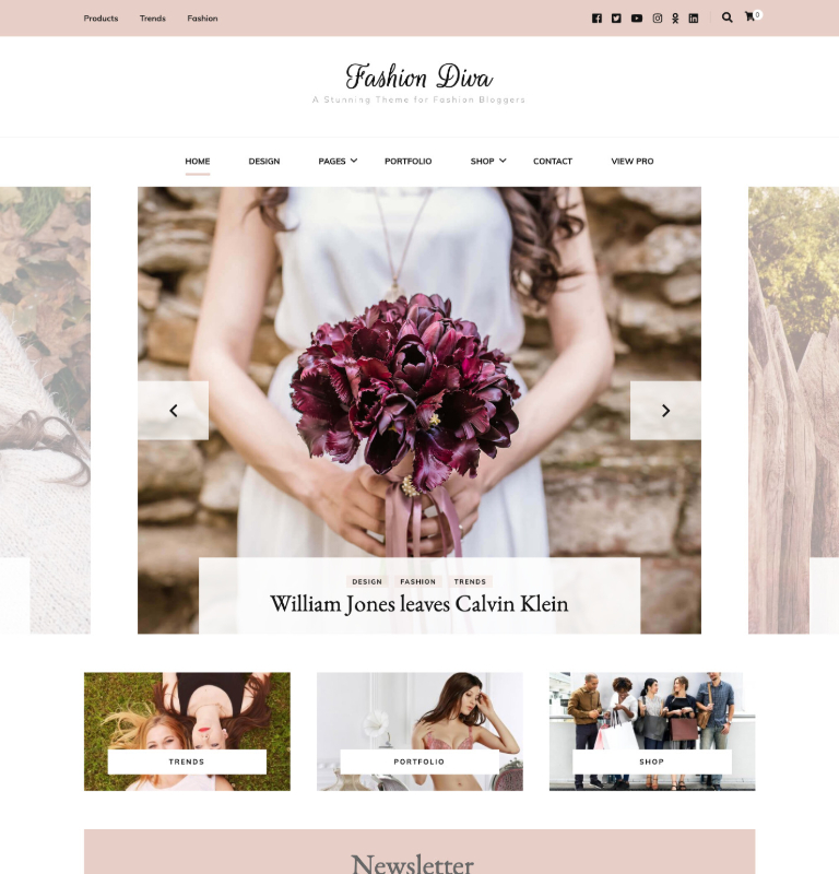 Fashion Diva Free WordPress Theme