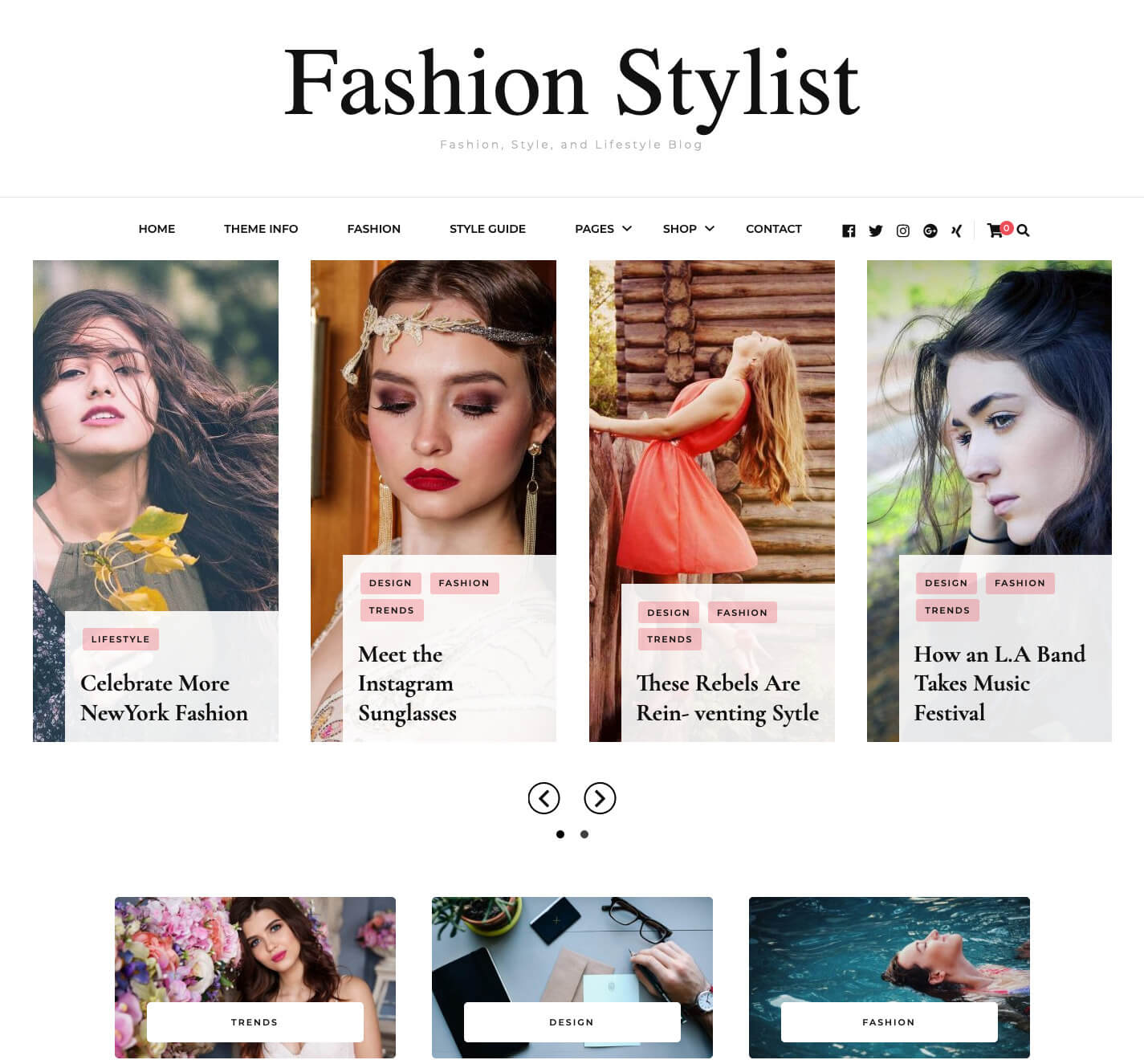 Fashion Stylist Free WordPress Theme