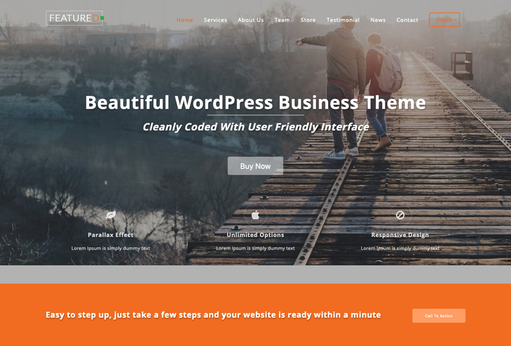 Featured WordPress Theme