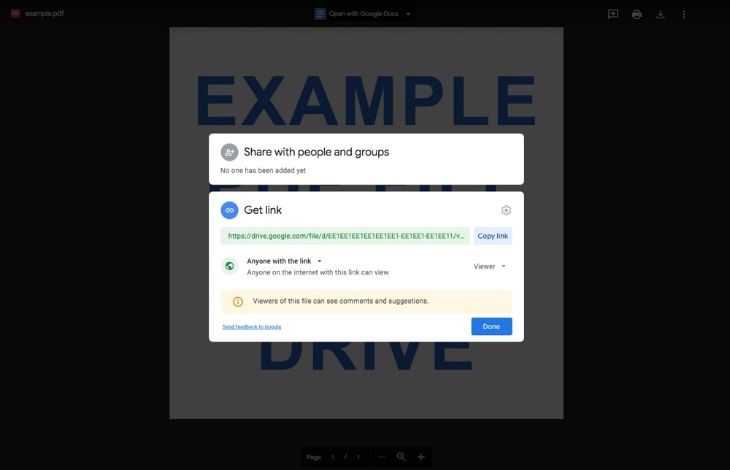 Google drive share anyone