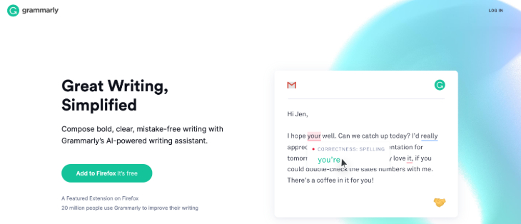 Grammarly Grammar Checker Tools for Bloggers