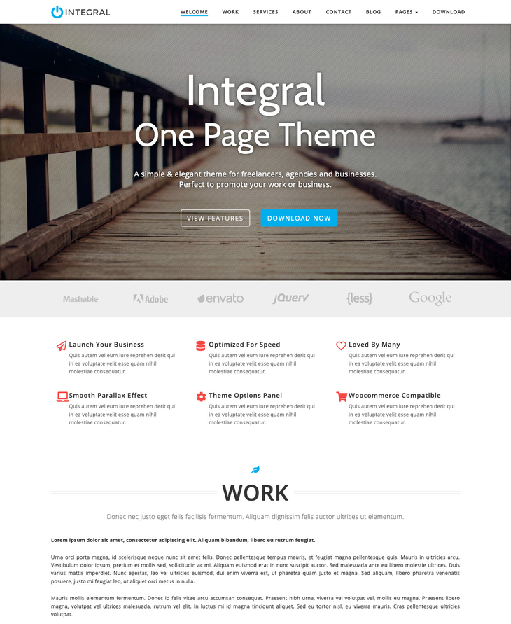 Integral WordPress Theme