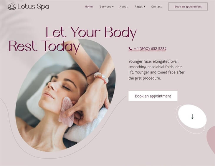 MotoPress Lotus Spa WordPress Theme