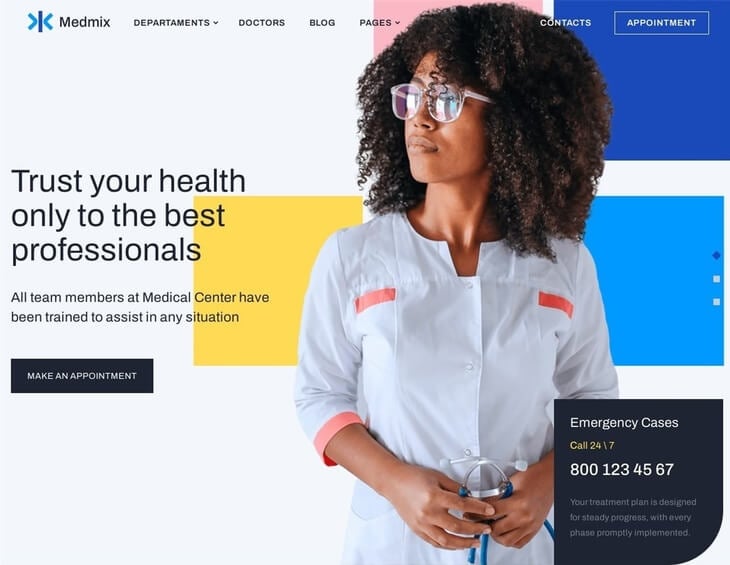 Medmix WordPress Theme