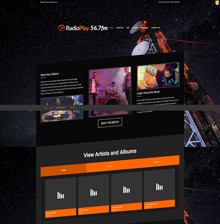 MusicPlay wordpress theme