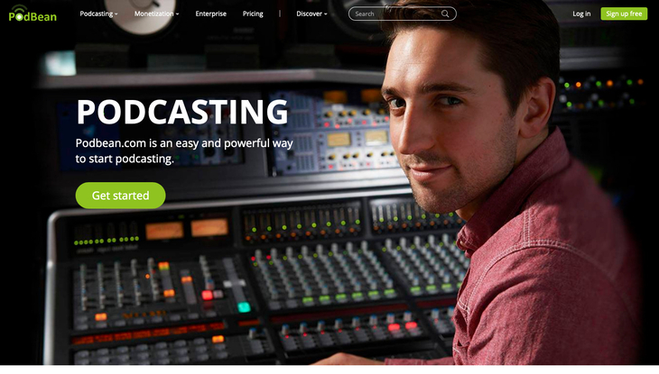 Podbean- best podcast hosting flatform.