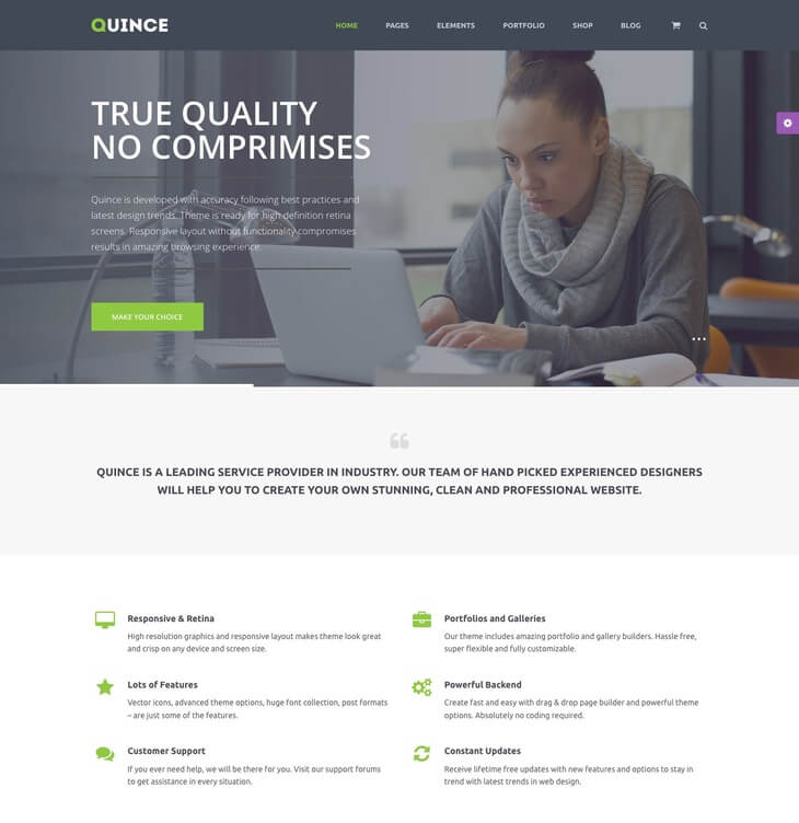 Quince WordPress Theme