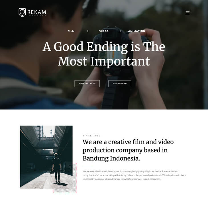 Rekam WordPress Theme