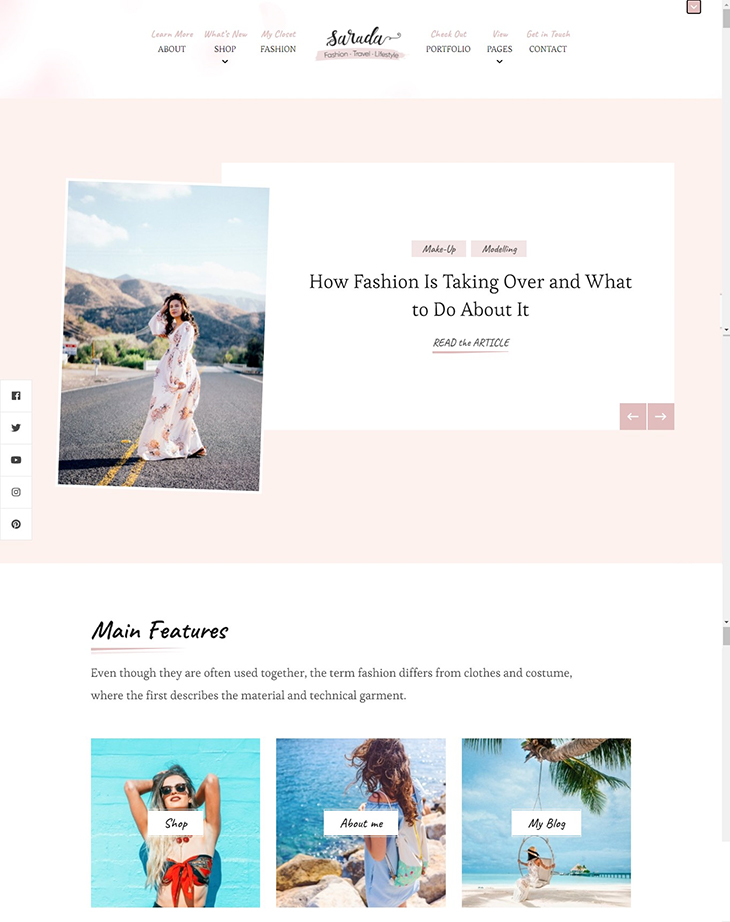 Sarada Lite WordPress Theme