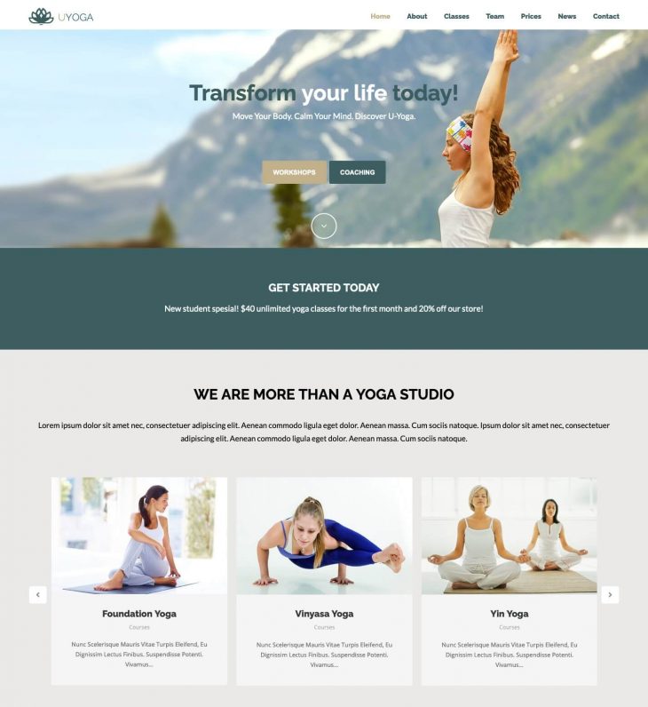 uDesign WordPress Theme