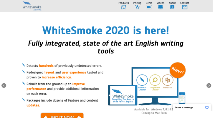 WhiteSmoke Grammar Checker Tools