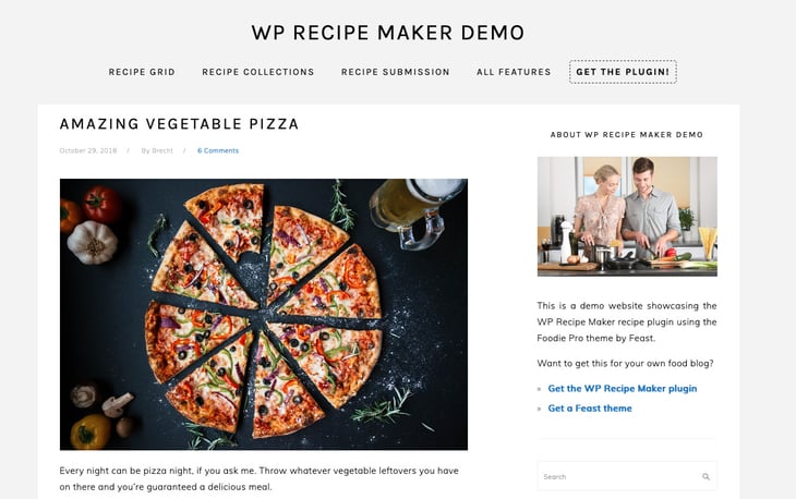 WP Recipe Maker WordPress Recipe Plugin