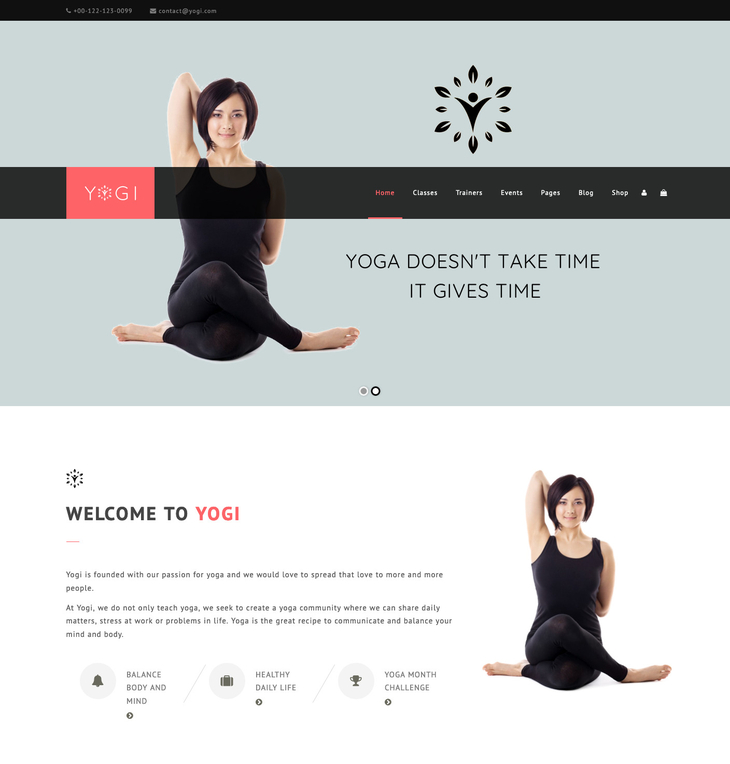 Yogi WordPress Theme