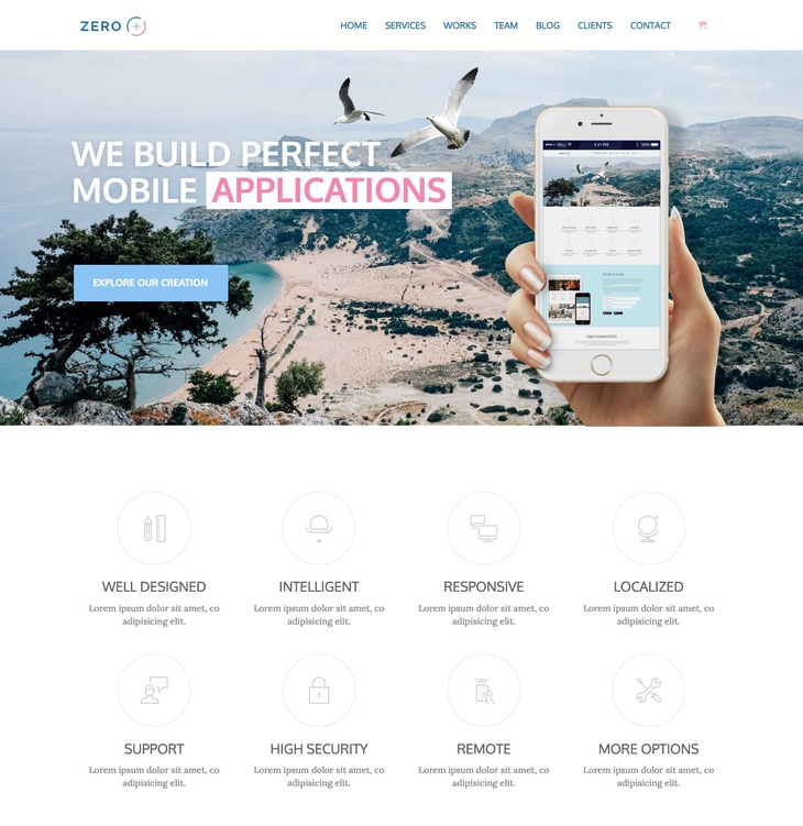 Zero WordPress Theme