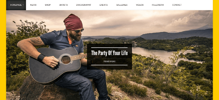 Acoustic WordPress Theme