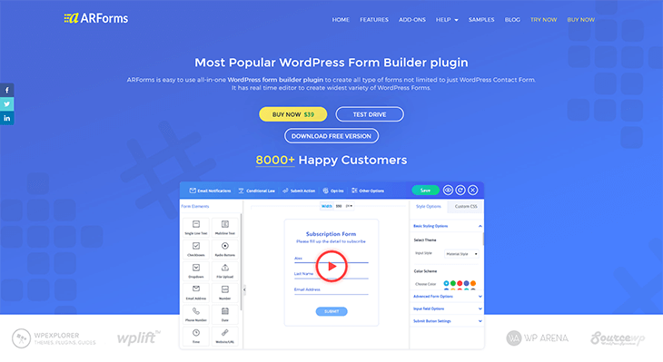 ARForms WordPress Plugin