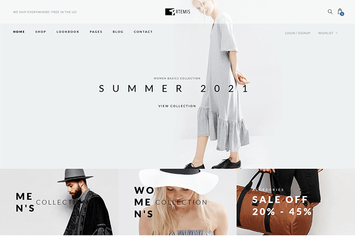 Artemis WooCommerce WordPress Theme