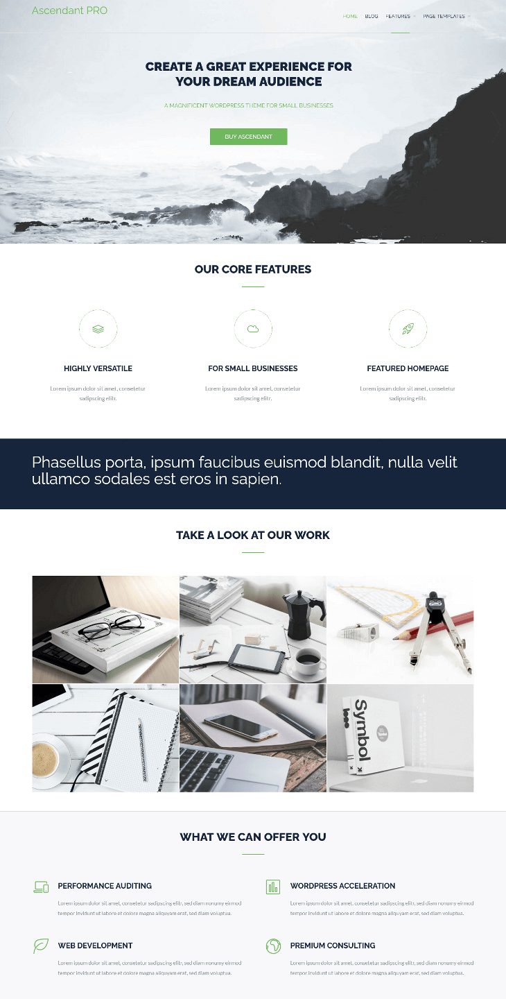 Ascendant WordPress Theme