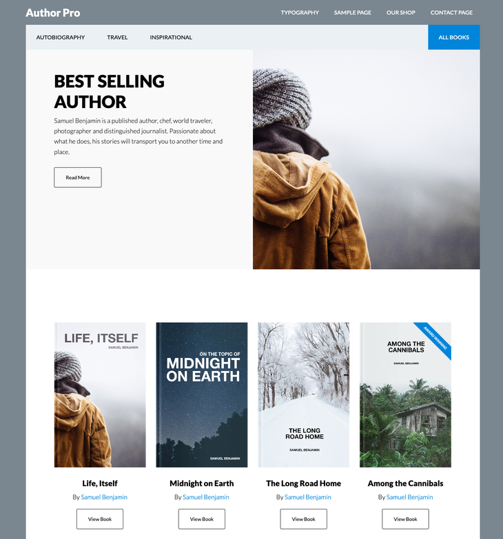 Author Pro WordPress Theme