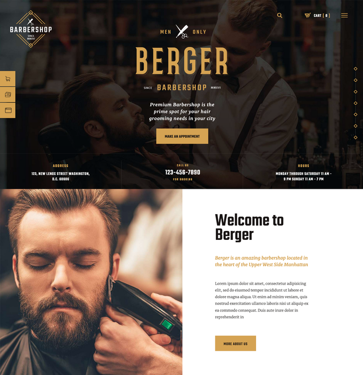 Berger WordPress Theme