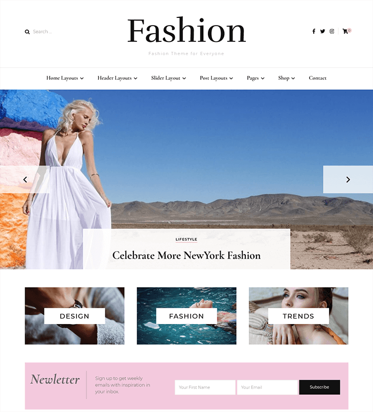 Blossom Fashion Pro WordPress theme