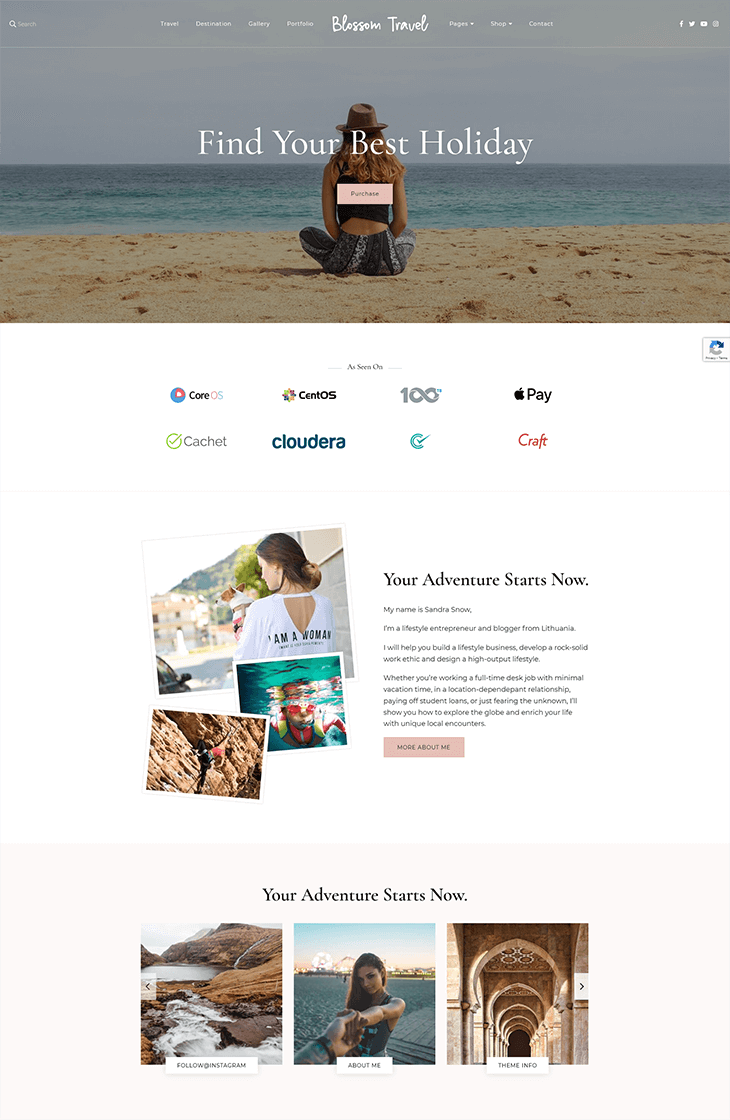 Blossom Travel Pro WordPress Theme