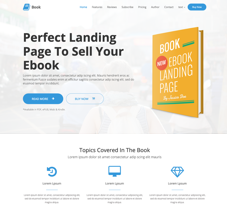 Book WordPress Theme