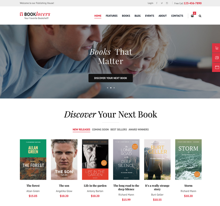 Booklovers WordPress Theme