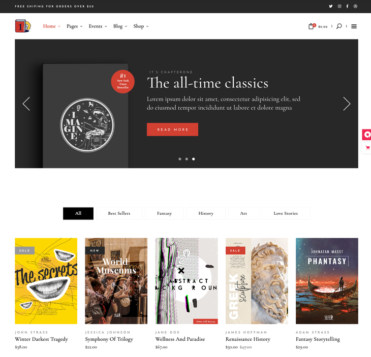 ChapterOne WordPress Theme