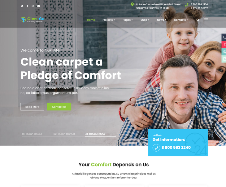 Clengo Cleaning Service WordPress Theme