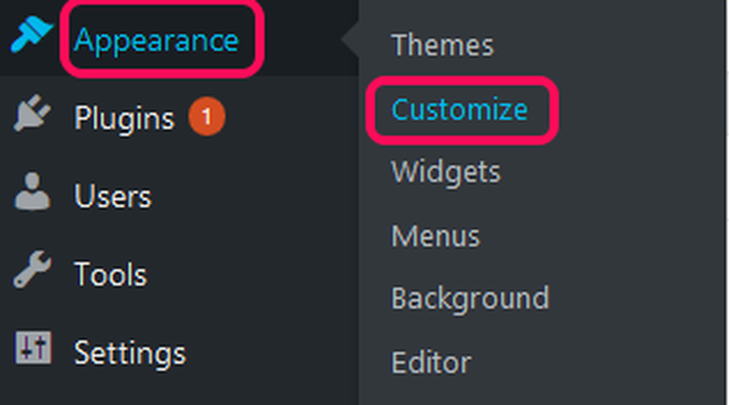 Customization option