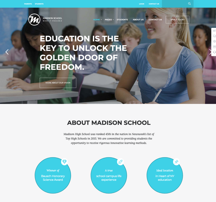 Deep Education WordPress Theme