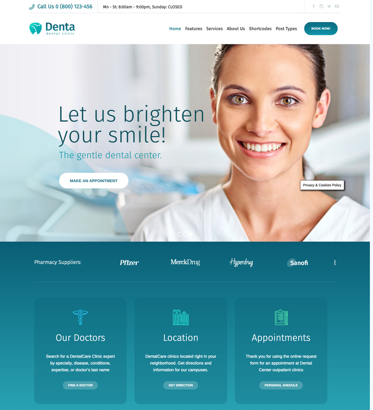 Denta WordPress Theme