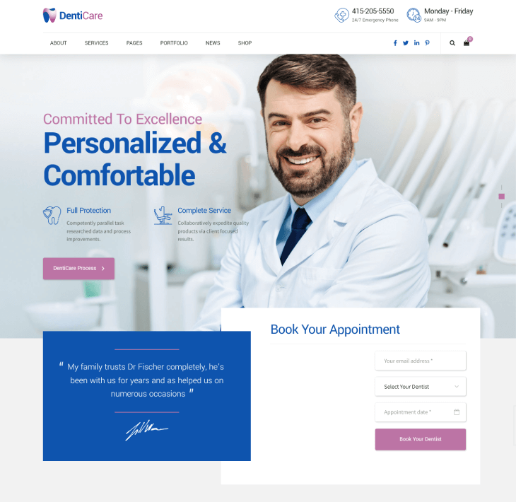 denticare theme