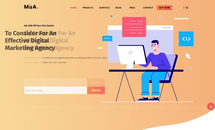 Digital Agency WordPress Theme