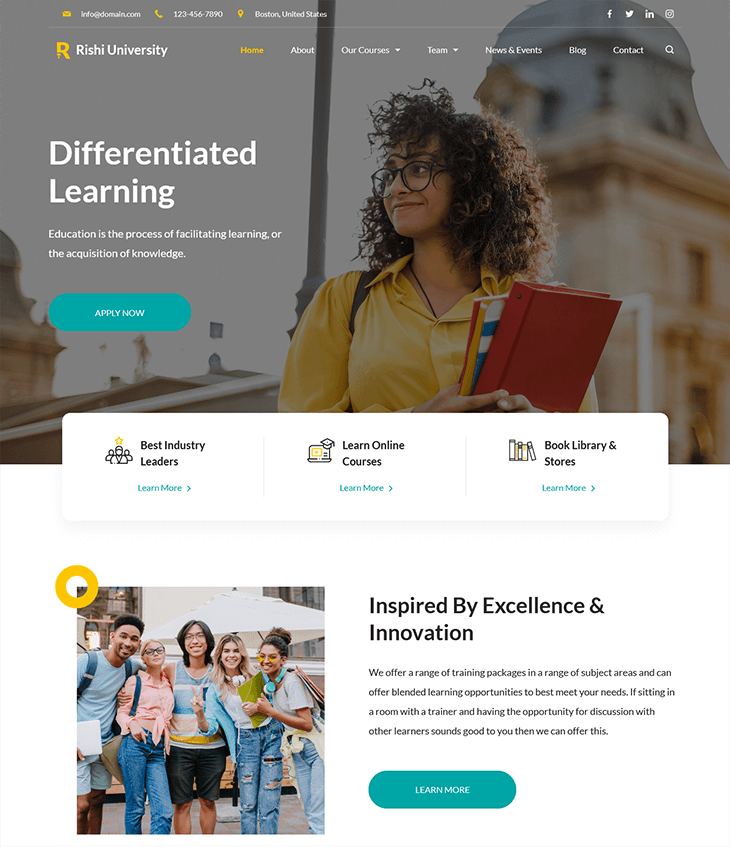 Education Rishi theme