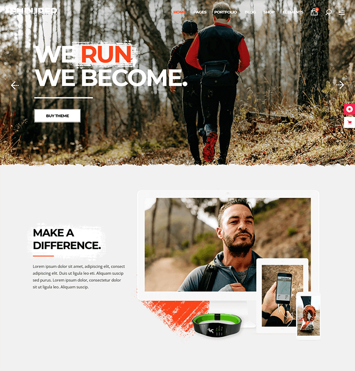 Endurer WordPress Theme