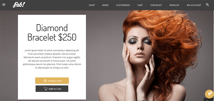 Fab WordPress theme